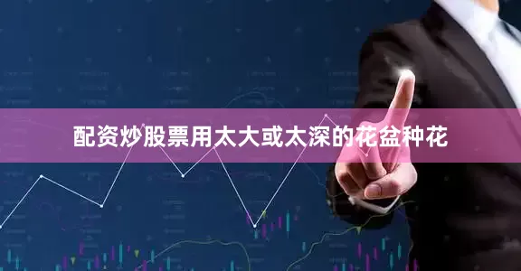 配资炒股票用太大或太深的花盆种花